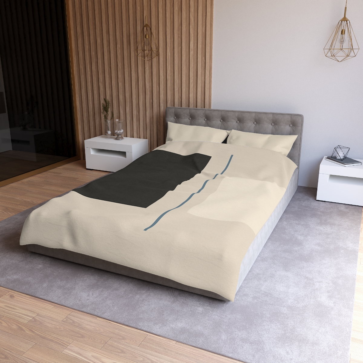 Offset Rectangle Balance unique patterned duvets