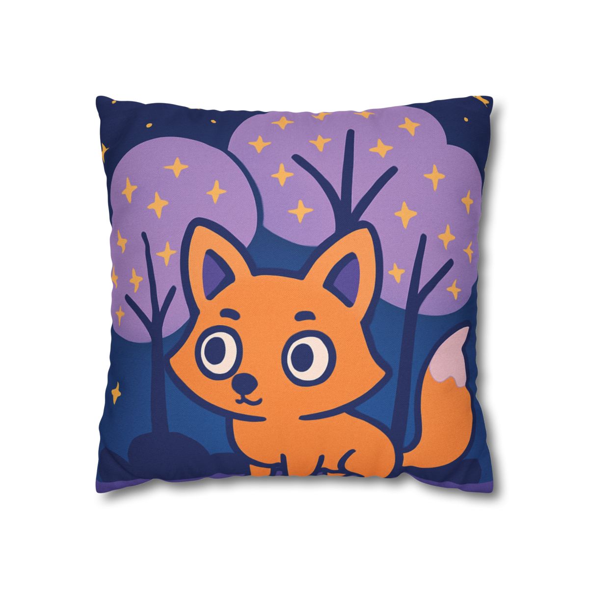 Galactic Forest Fox custom pillow cases