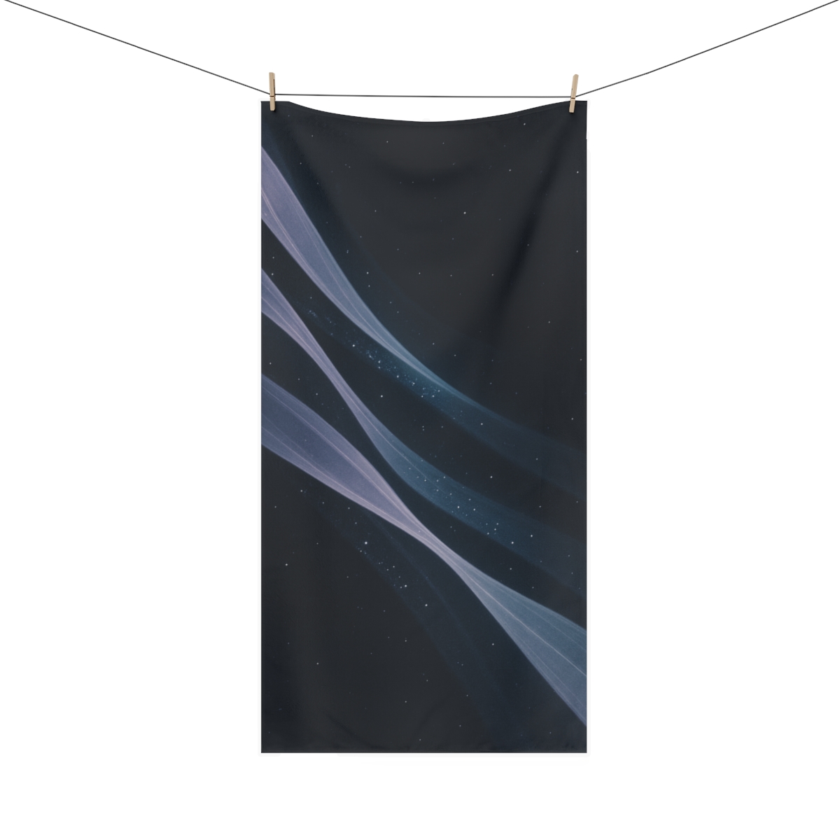 Cosmic Silk Filament Drift unique gift towels