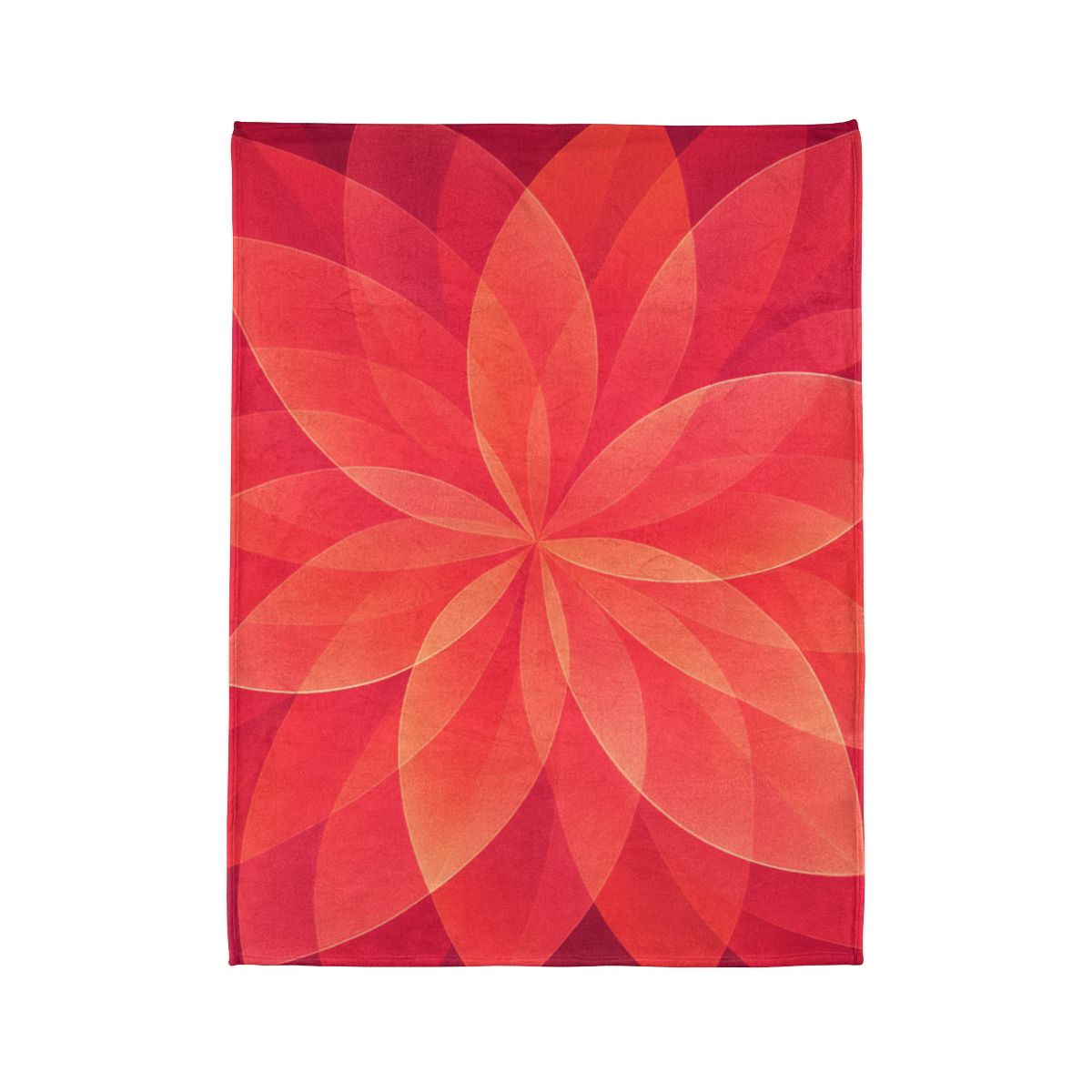 Petal Prism Overlap stylish throw blankets