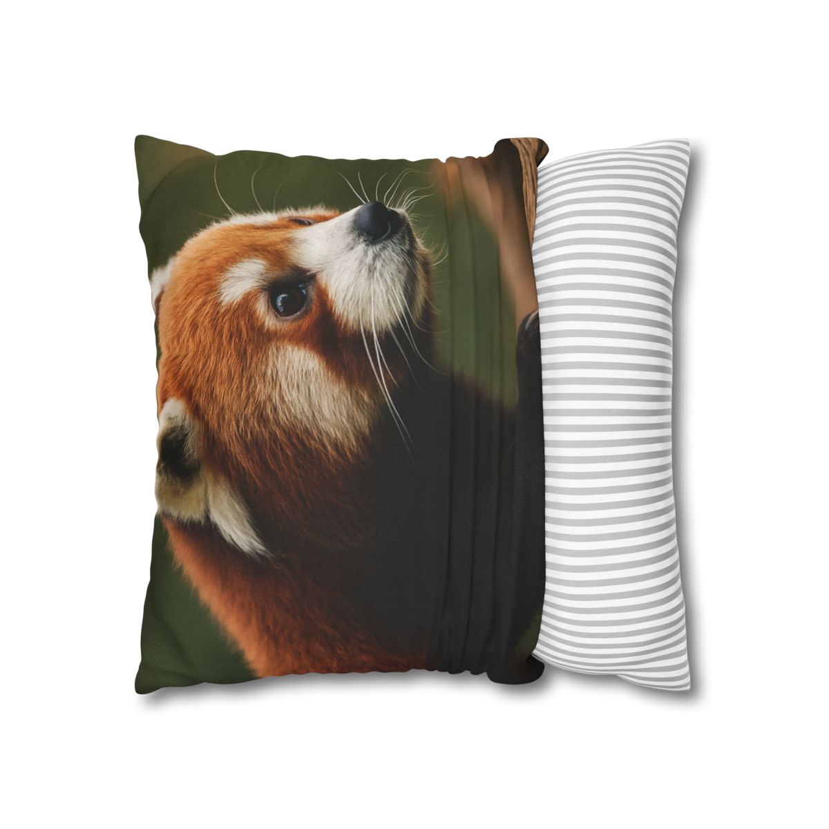 Bamboo Climber Red Panda trendy patterned pillow cases