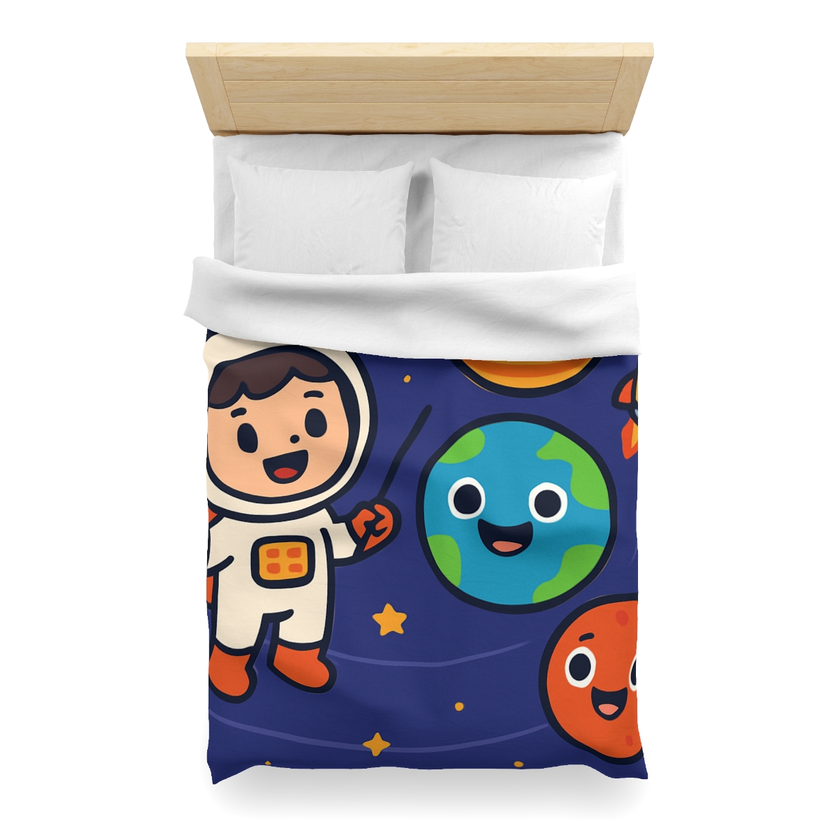 Galaxy School Of Friendly Planets soft comforter duvets