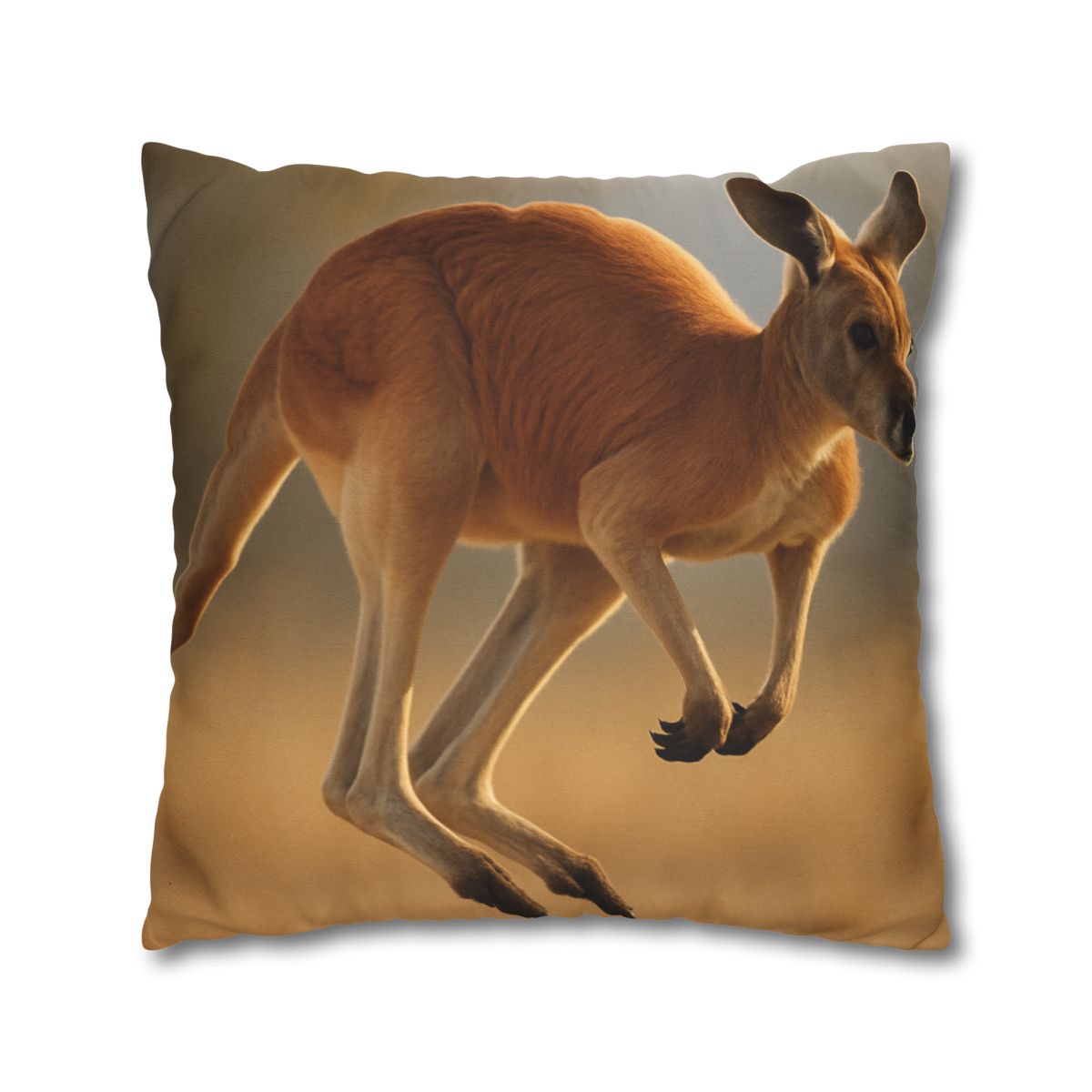 Ember Hop Red Kangaroo trendy patterned pillow cases