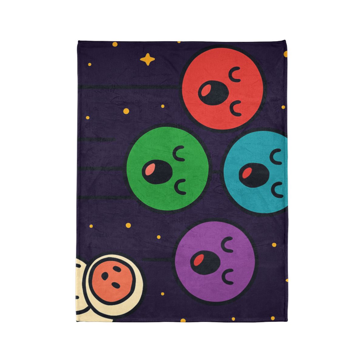 Galaxy Garden Of Singing Planets designer printed blankets