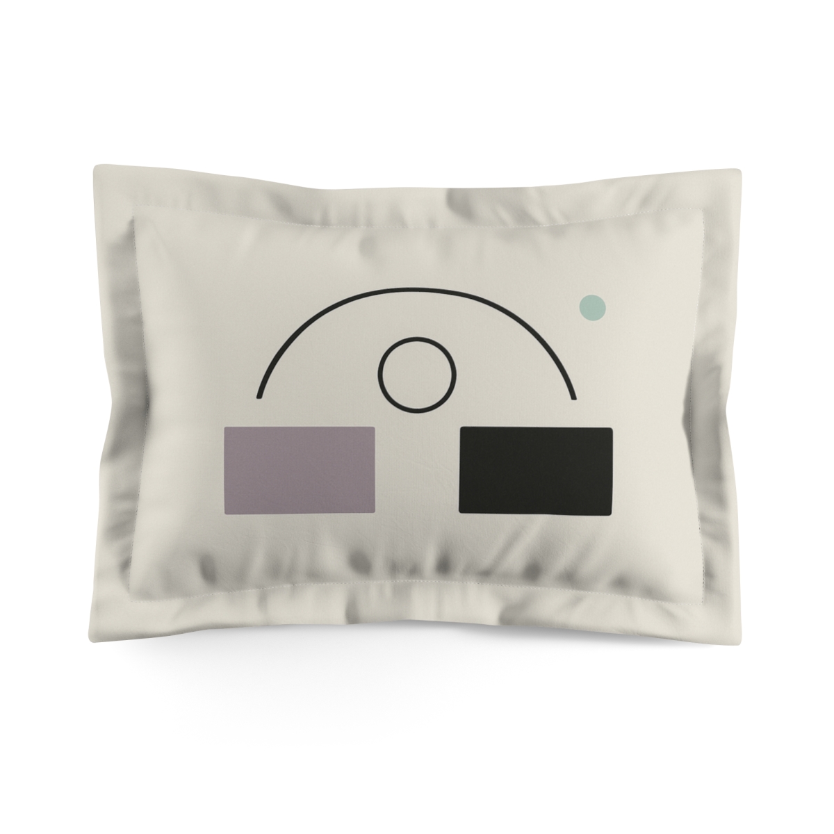 Arc Bridge Over Twin Blocks personalized decorative pillows