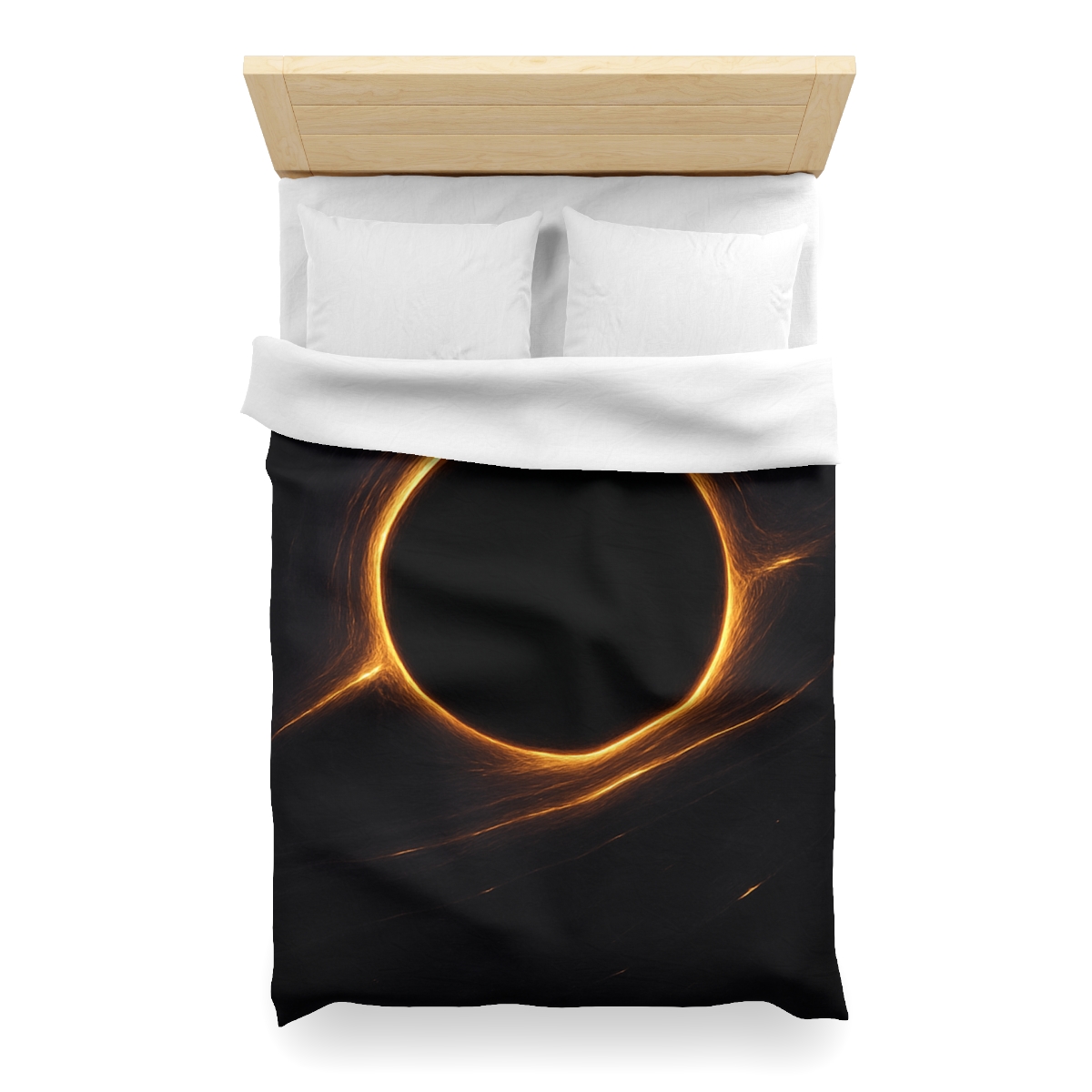 Black Hole Silhouette unique patterned duvets