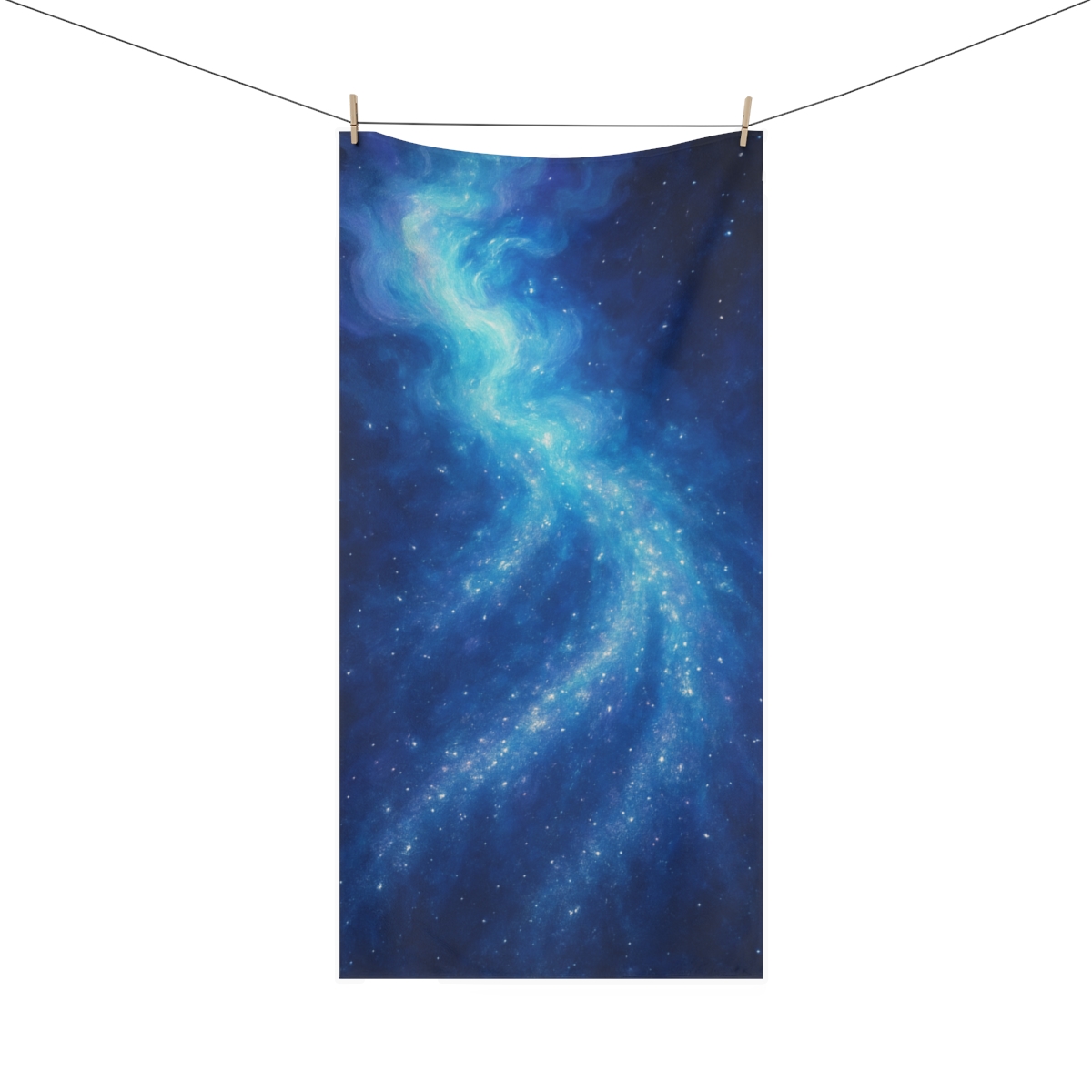 Quantum Nebula Cascade unique gift towels