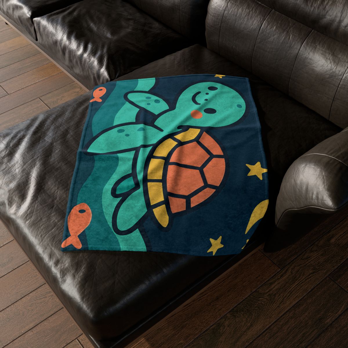 Starlight Sea Turtle unique gift blankets