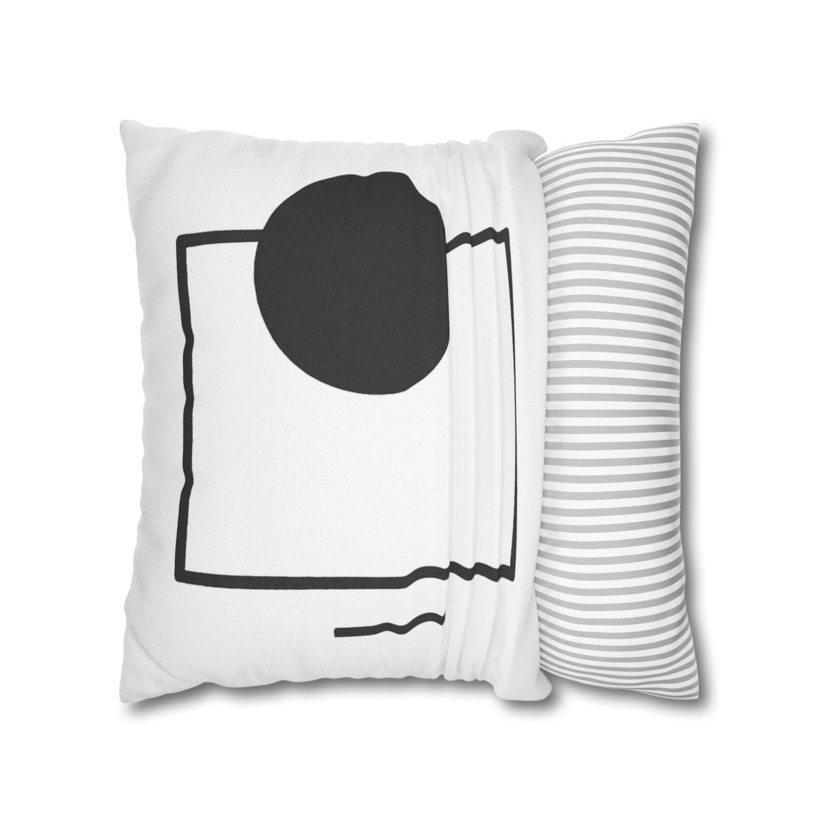 Minimal Eclipse Frame Trio custom pillow cases