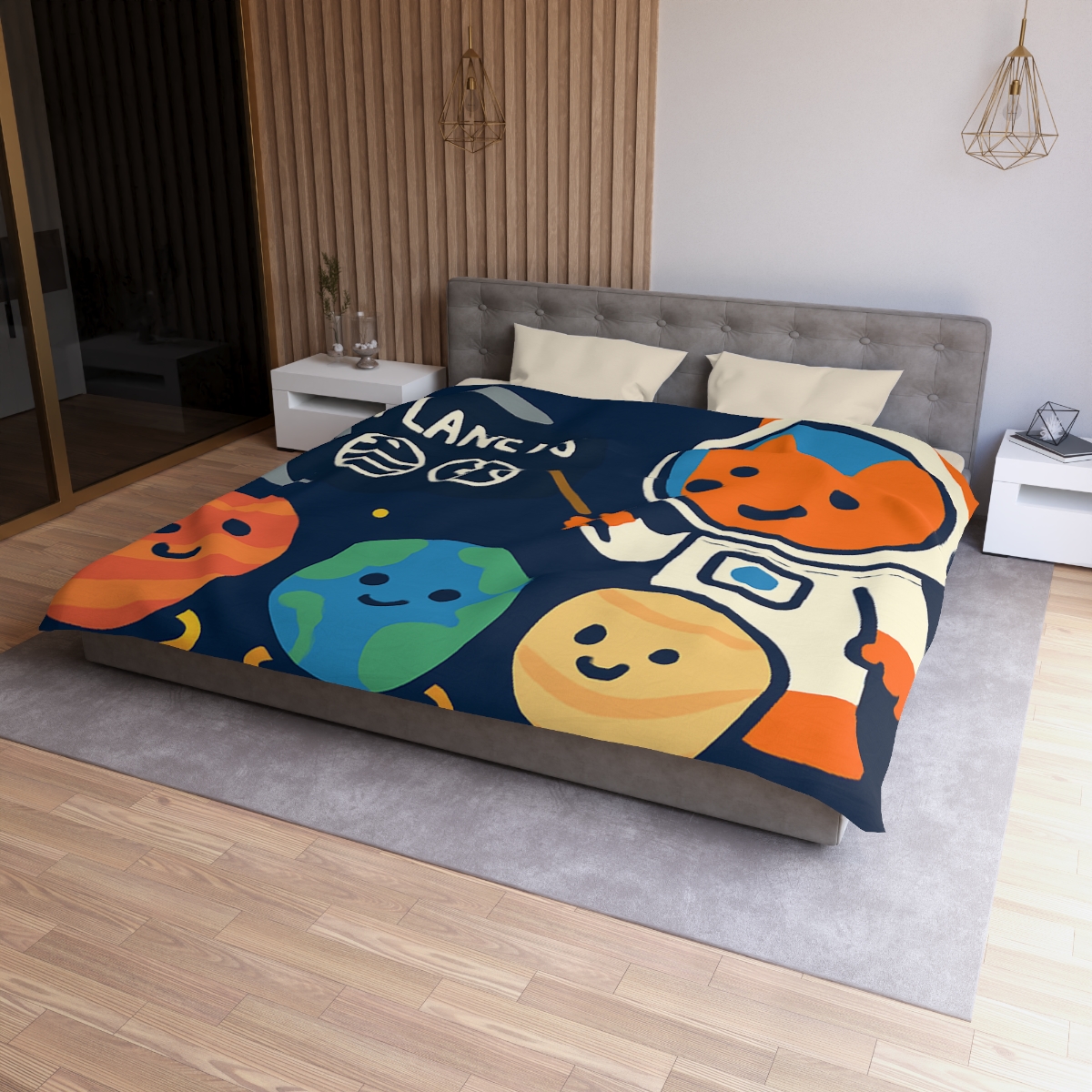Comet Classroom With Astro Fox stylish duvet covers