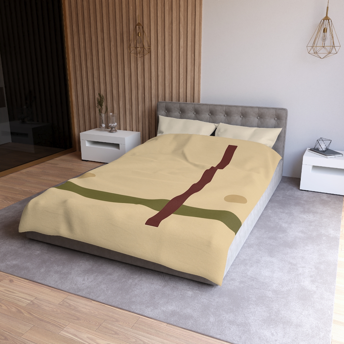 Low Horizon Bar And Tall Post personalized bedding duvets