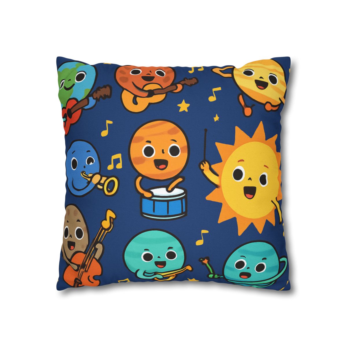 Planetary Music Band designer print pillow cases
