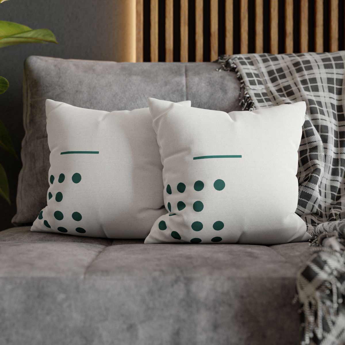 Sparse Dot Lattice Corner custom pillow cases