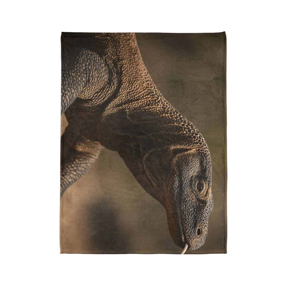 Ancient Sentinel Komodo Dragon decorative home blankets