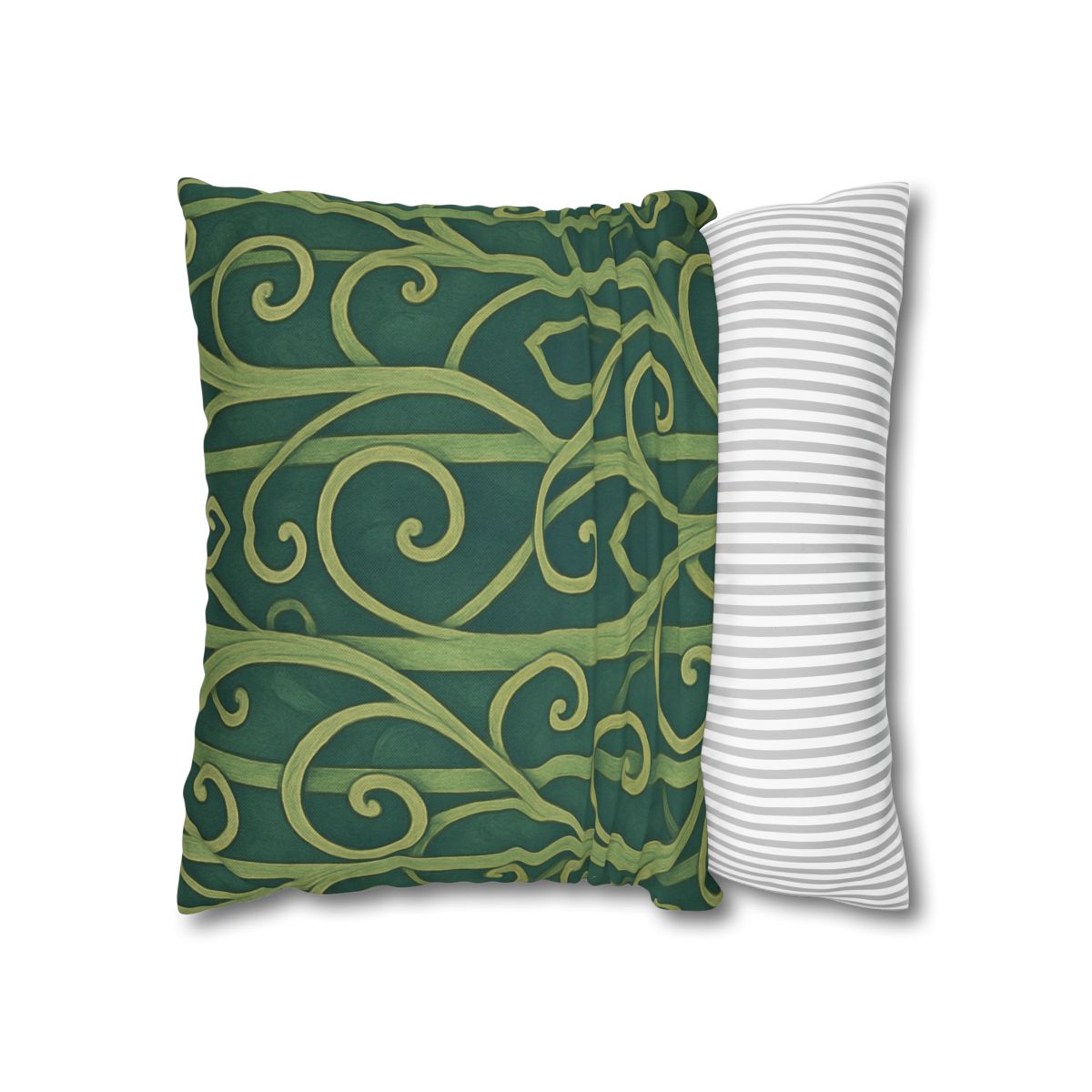 Tendriled Lattice Cascade designer print pillow cases