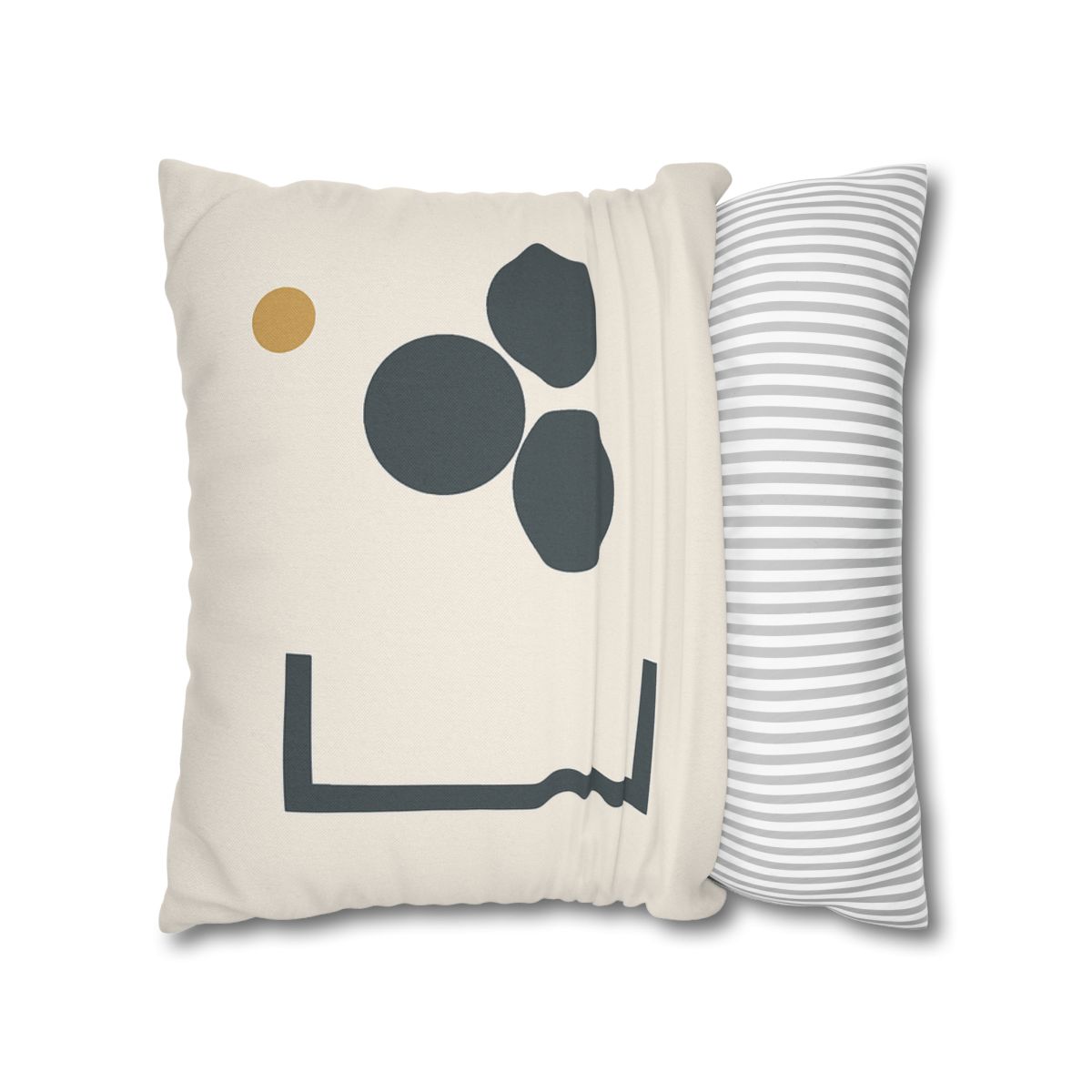 Diagonal Bracket And Three Circle Cluster custom pillow cases