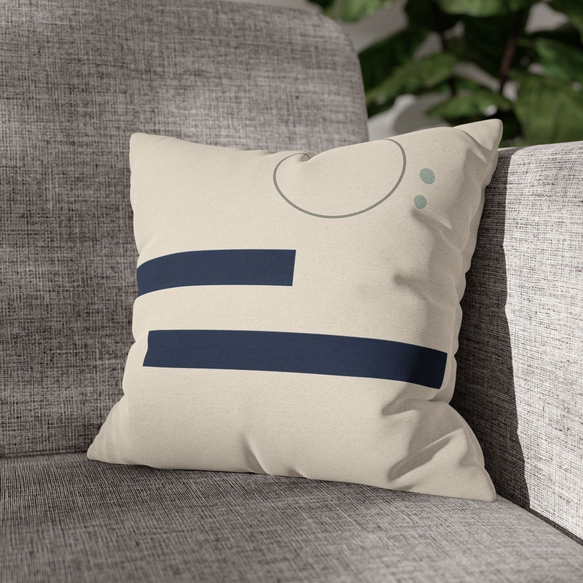 Twin Bars And Quiet Dot Cluster designer print pillow cases