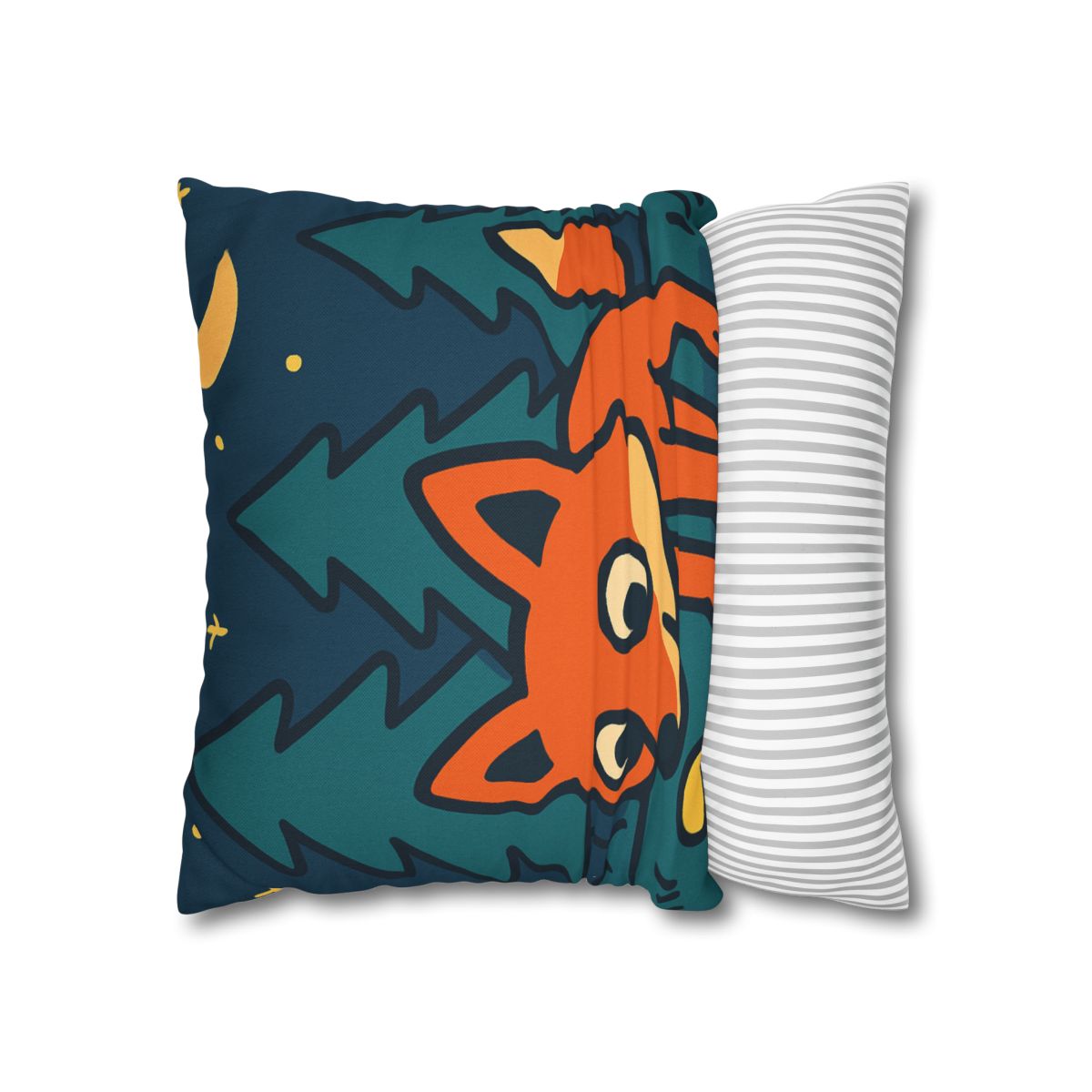 Starlight Forest Fox designer print pillow cases