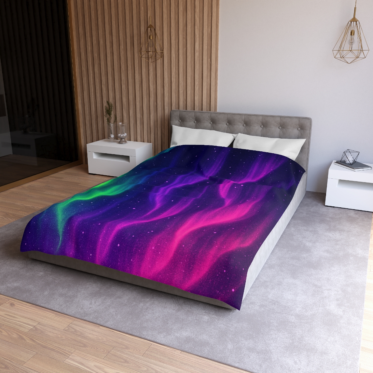 Aurora Plasma Veil Carnival unique patterned duvets