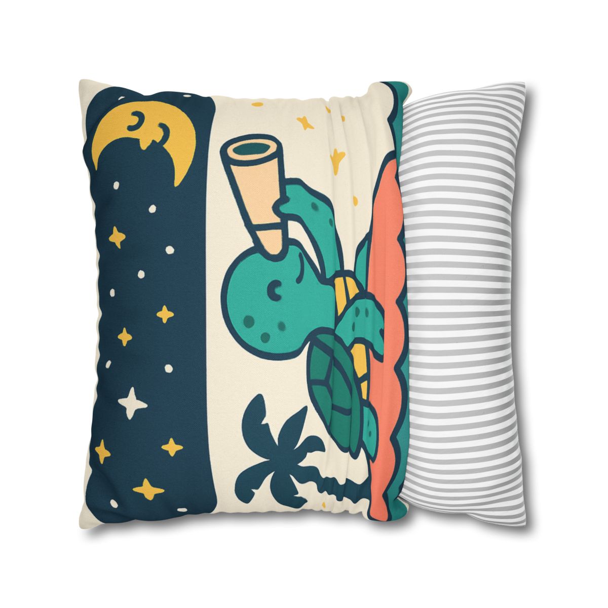 Stargazer Sea Turtle Adventure comfortable bedding pillow covers