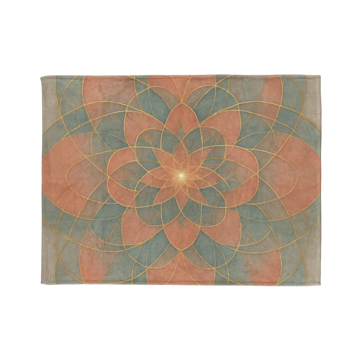 Petal Orbit Lattice decorative home blankets
