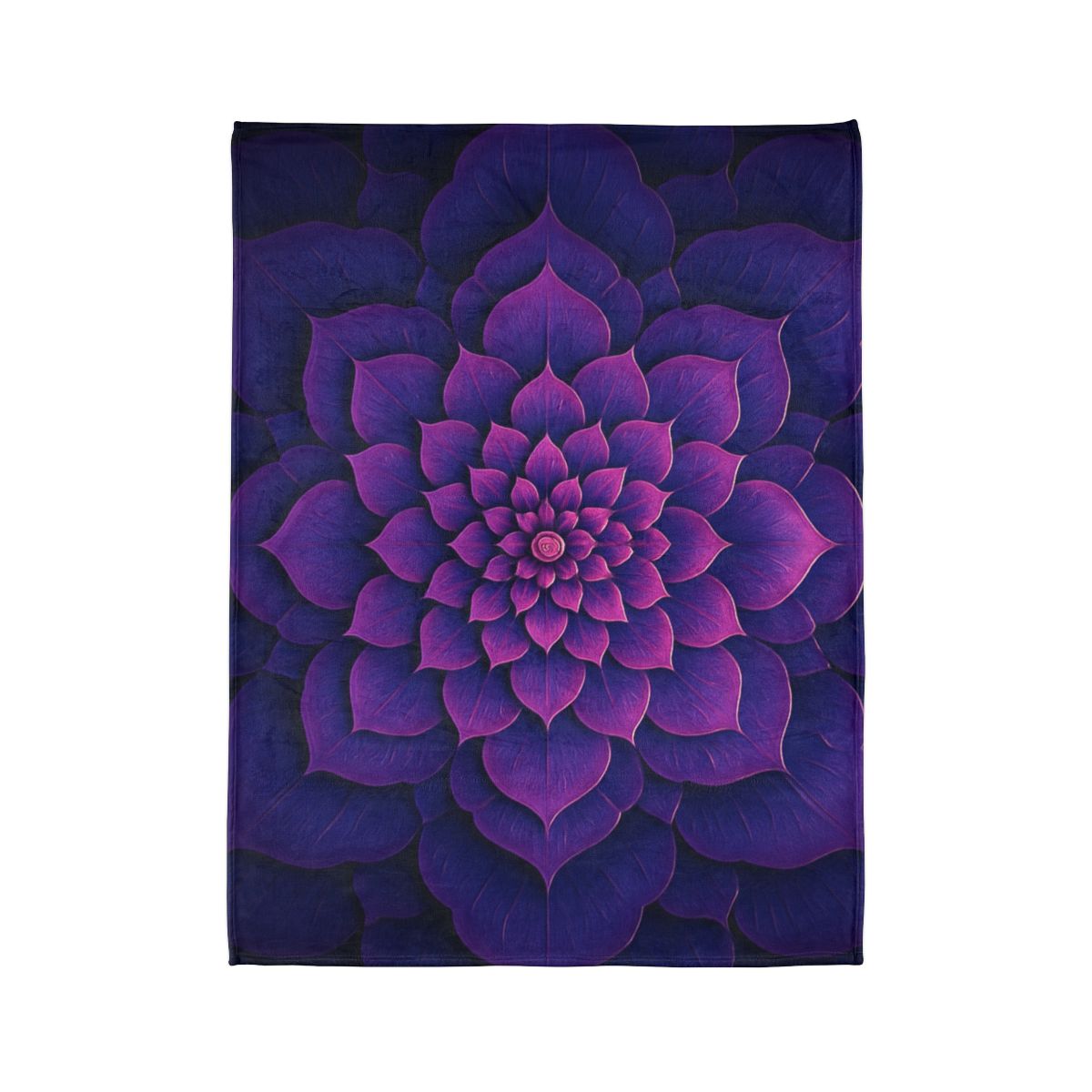 Bloom Ripple Mandala stylish throw blankets