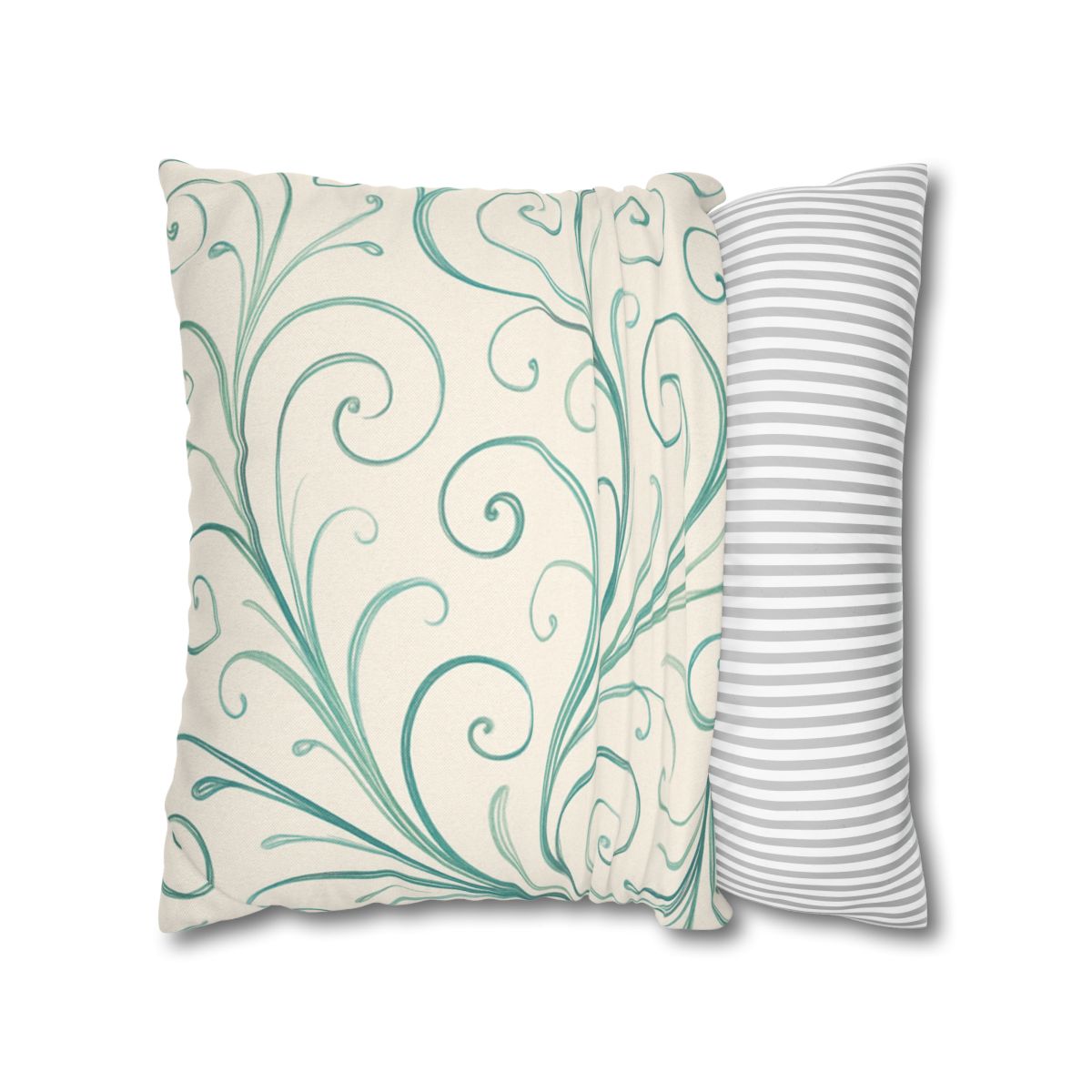 Tendril Wave Filigree custom pillow cases