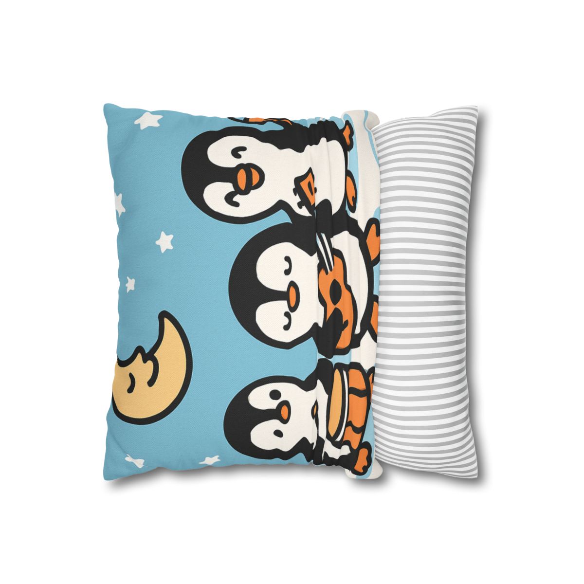 Moonlit Penguin Band custom pillow cases