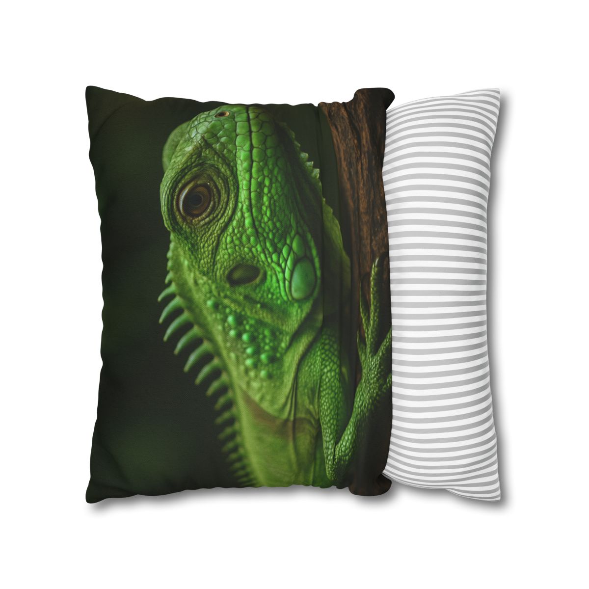 Green Iguana Sun Stillness unique gift pillow cases