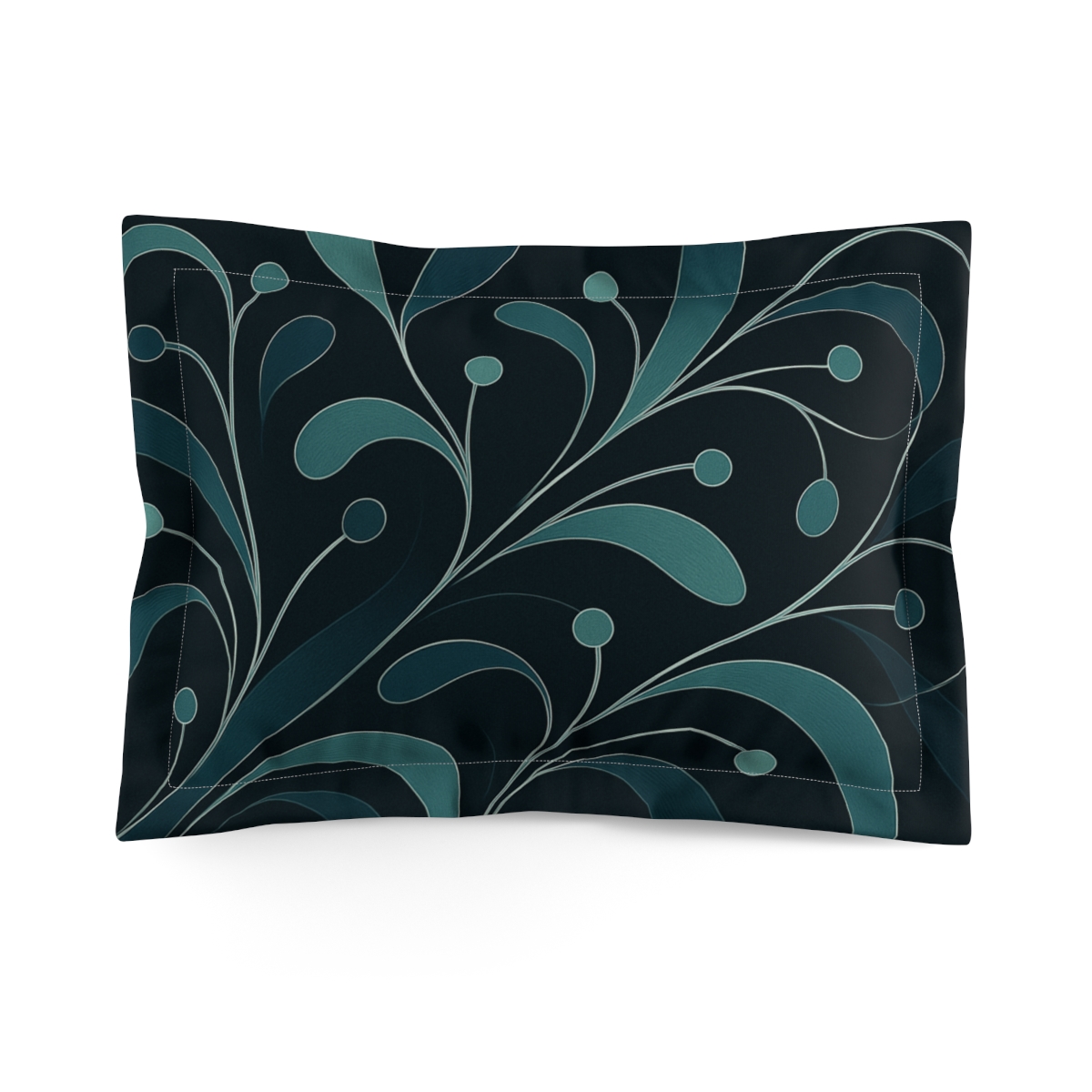 Vine Curl Circuitry custom pillows