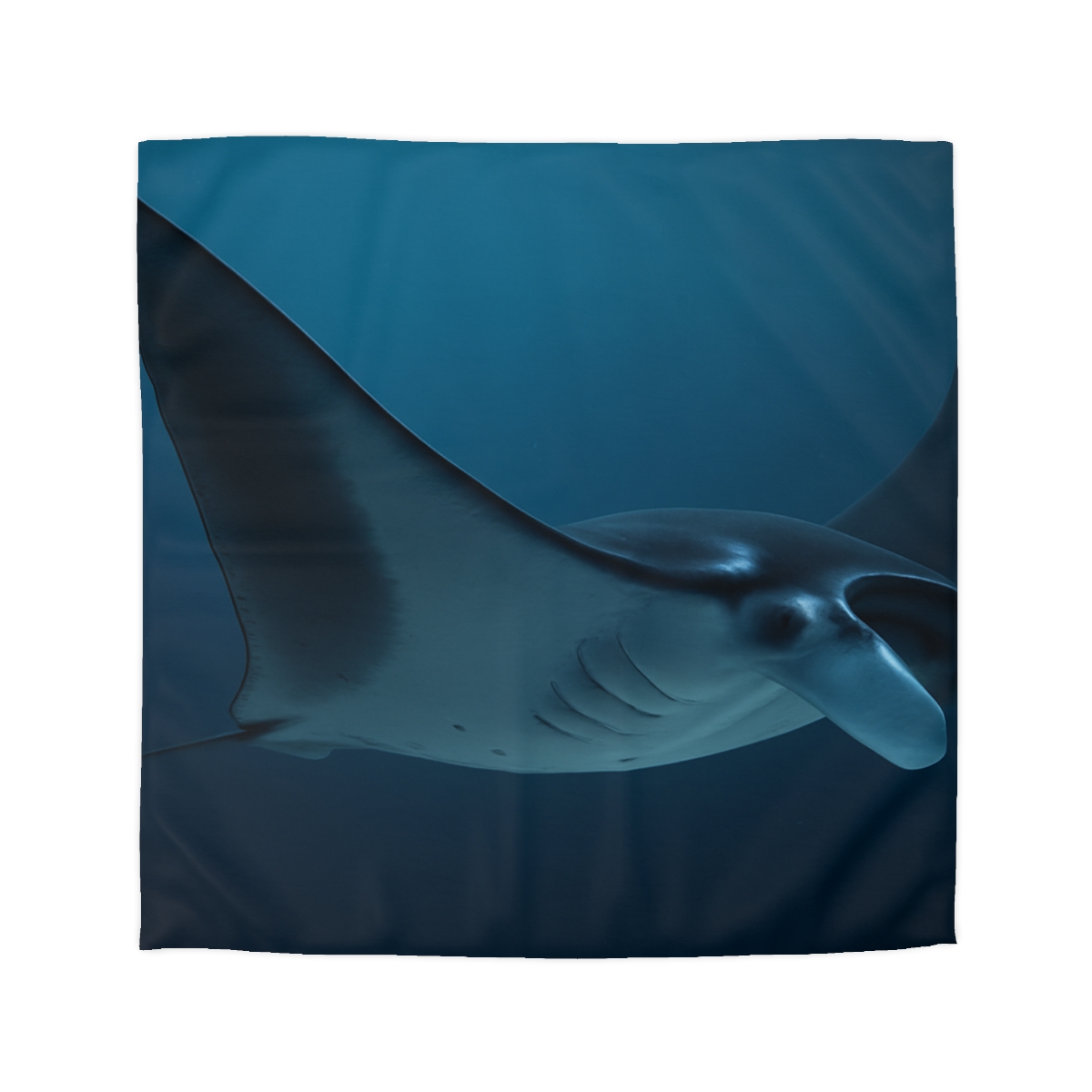 Celestial Glide Manta Ray designer printed duvets