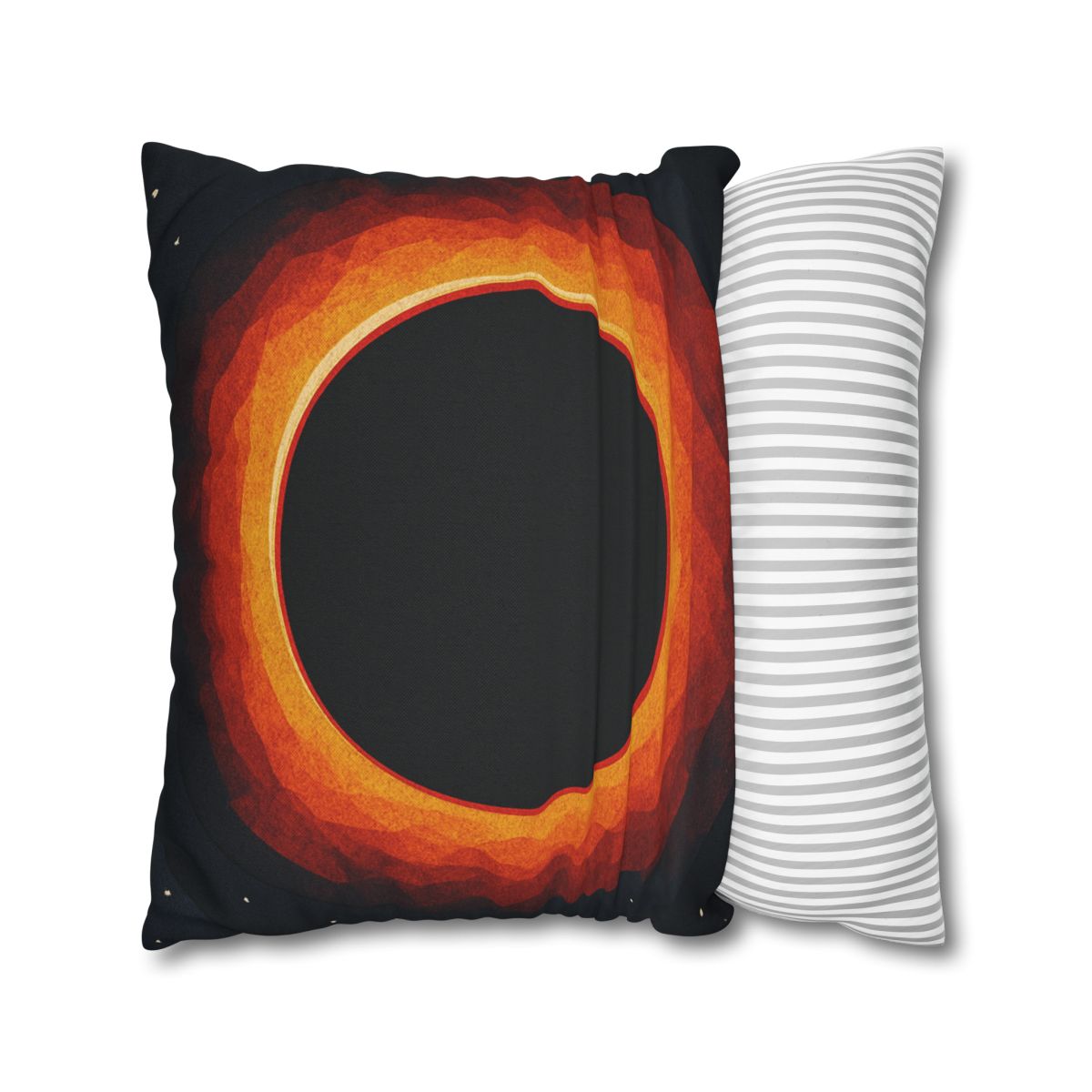 Event Horizon Paper Cut Silhouette trendy patterned pillow cases