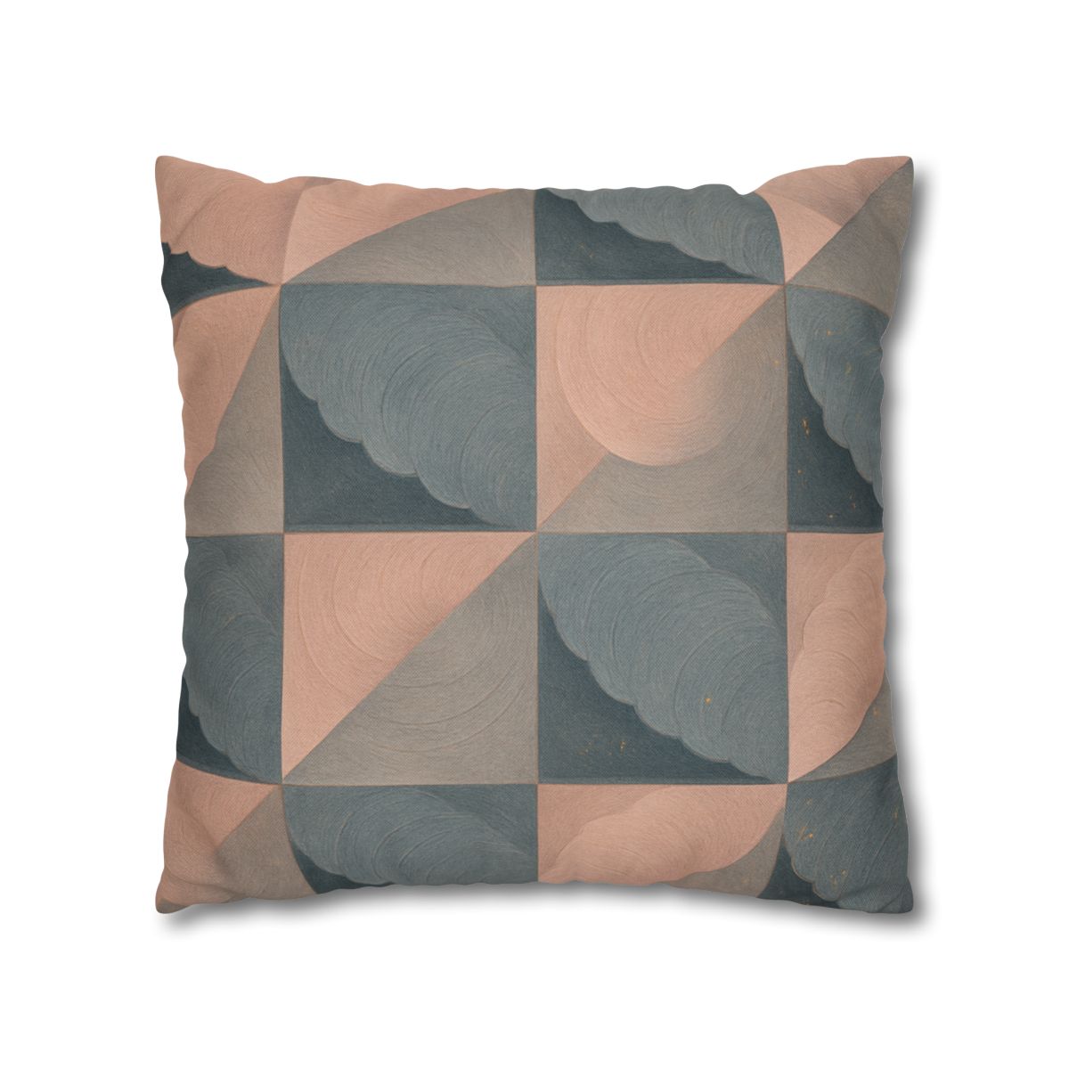 Petal Ripple Grid designer print pillow cases