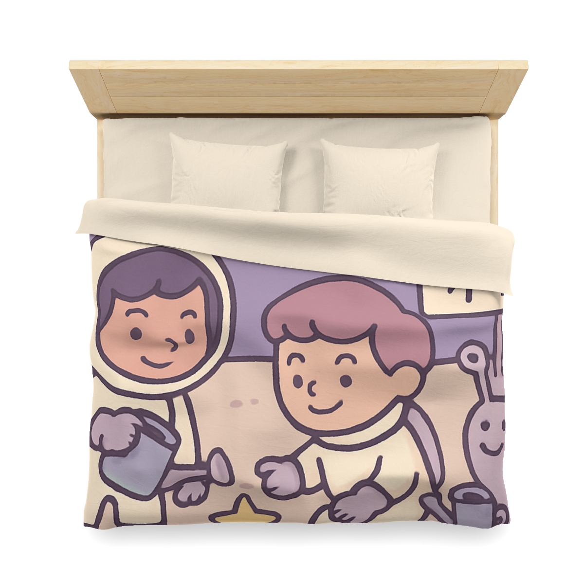 Moon Gardeners Planting Stardust Seeds custom duvets