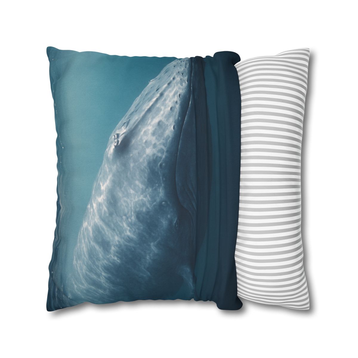 Ocean Song Blue Whale comfortable bedding pillow covers