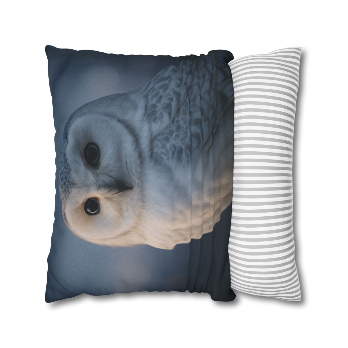 Twilight Watcher Snowy Owl personalized pillow covers