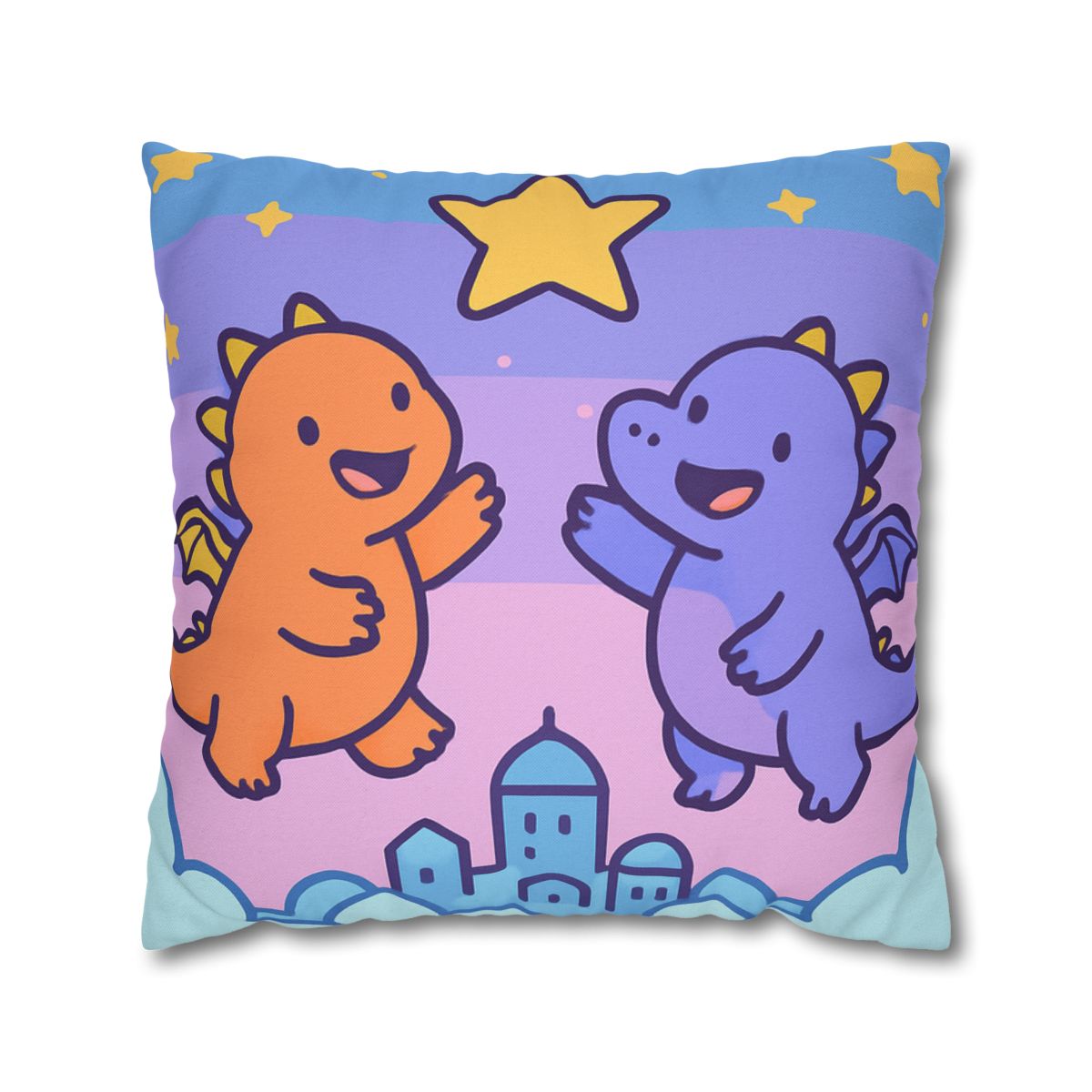Starlight Cloud City Dragons personalized pillow covers