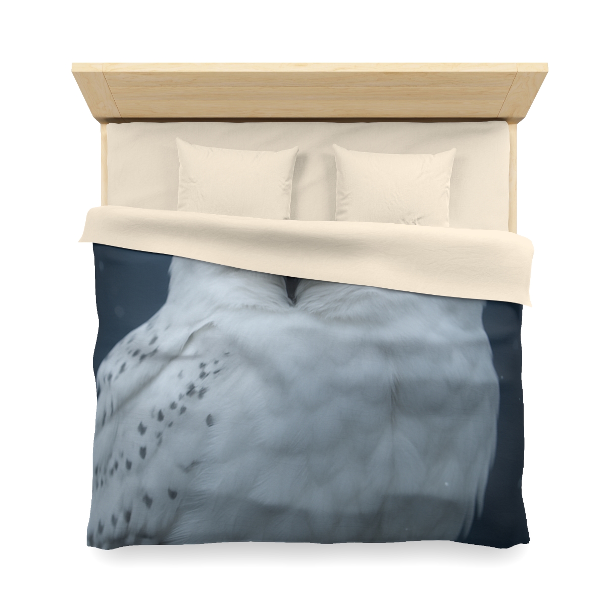 Twilight Watcher Snowy Owl trendy bedroom duvets