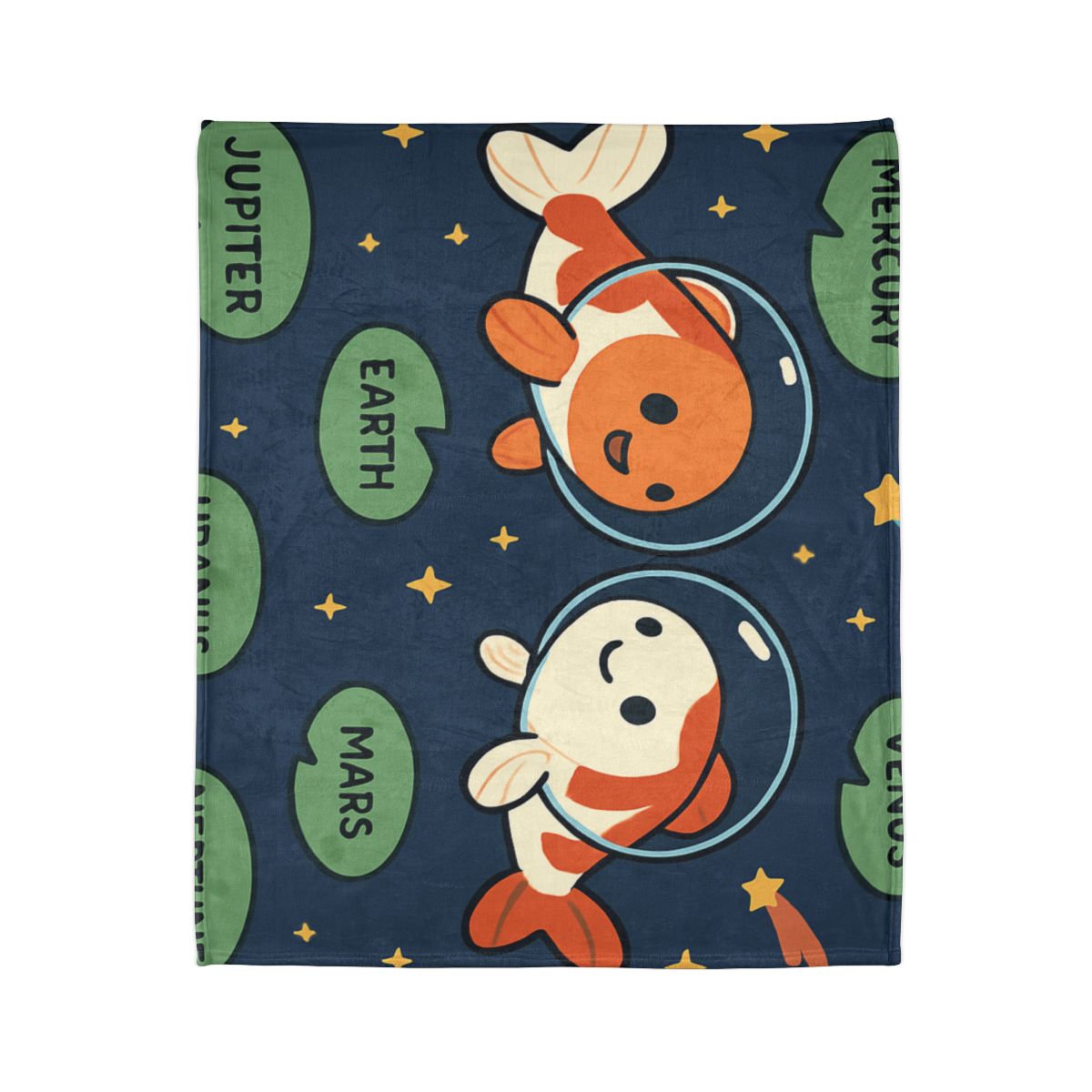 Cosmic Koi Classroom warm winter blankets
