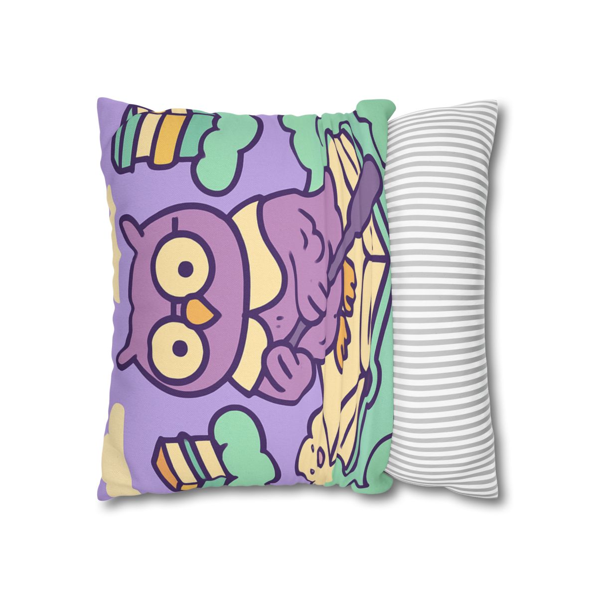 Cloud Library Owl Boat trendy patterned pillow cases