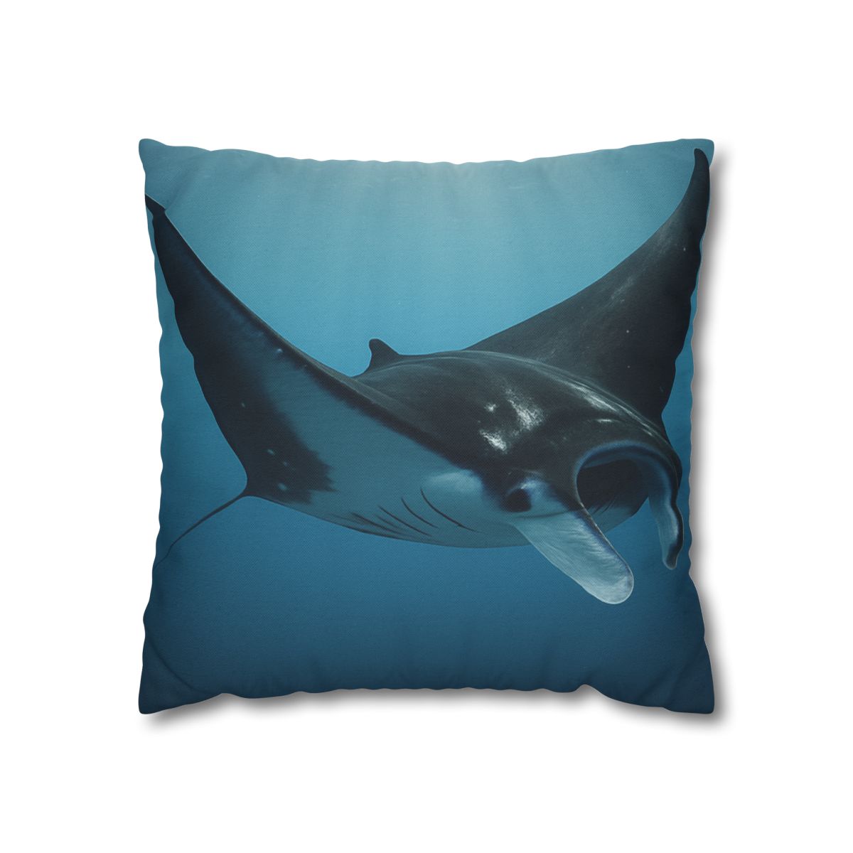 Manta Ray Silent Glide designer print pillow cases