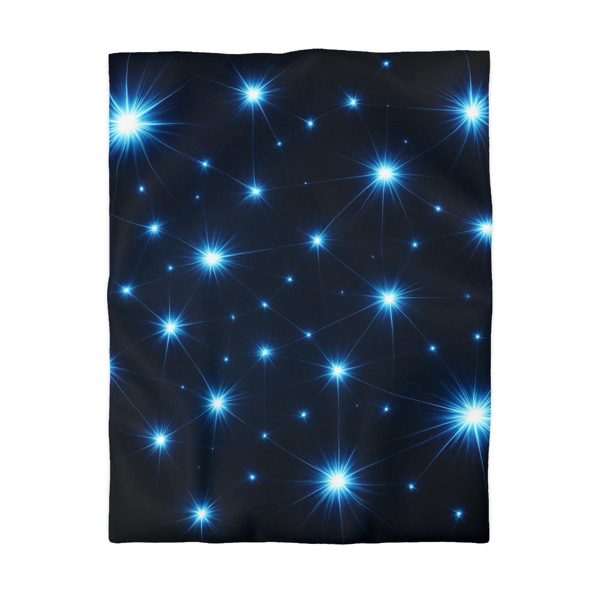 Photon Burst Constellation personalized bedding duvets