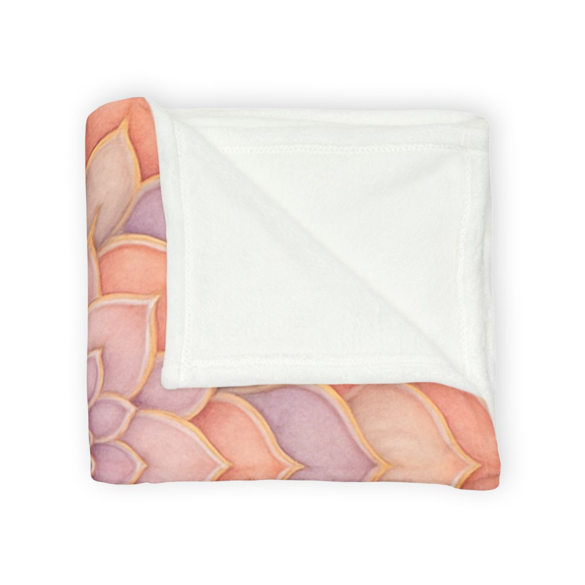 Petal Prism Mandala designer printed blankets