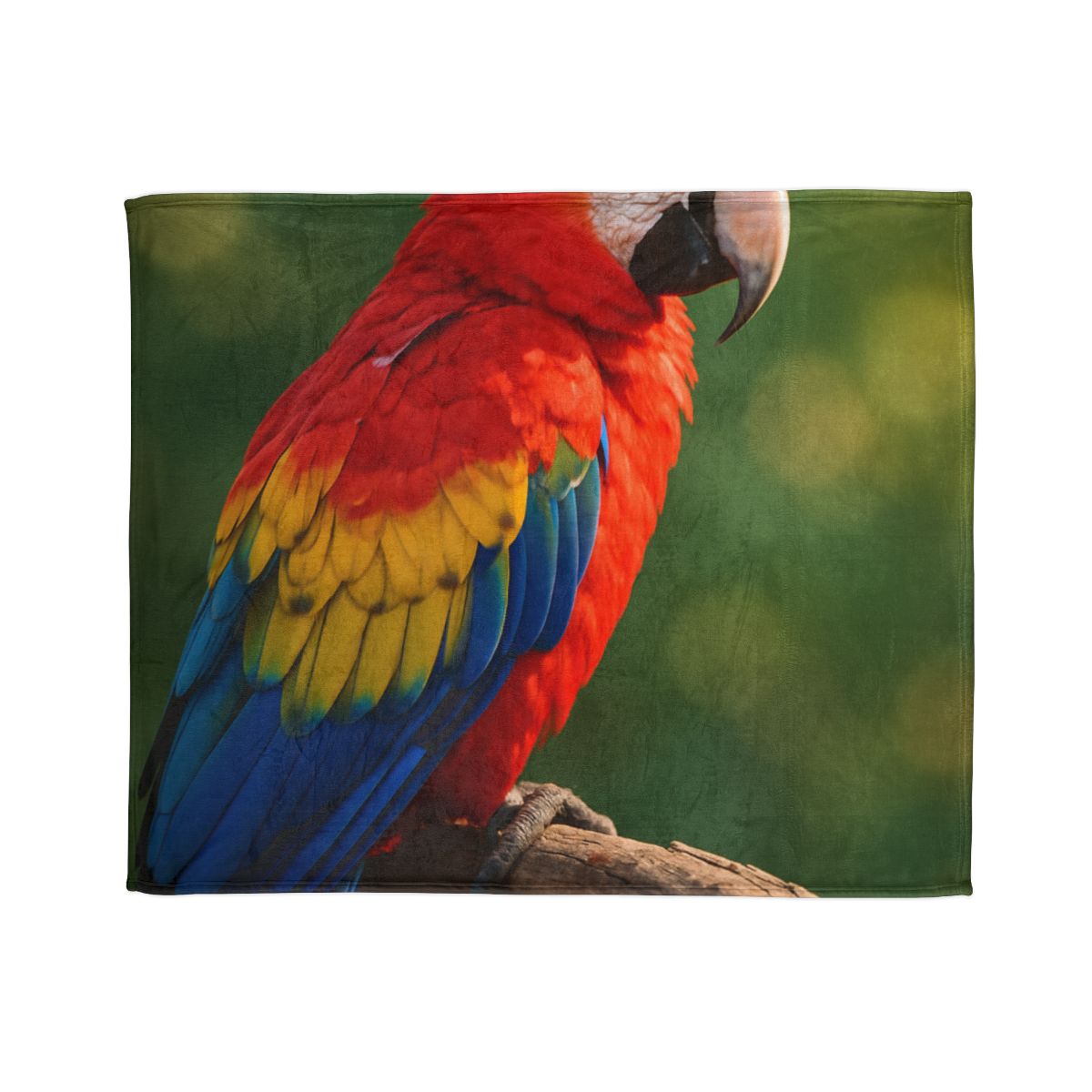 Prism Song Scarlet Macaw warm winter blankets