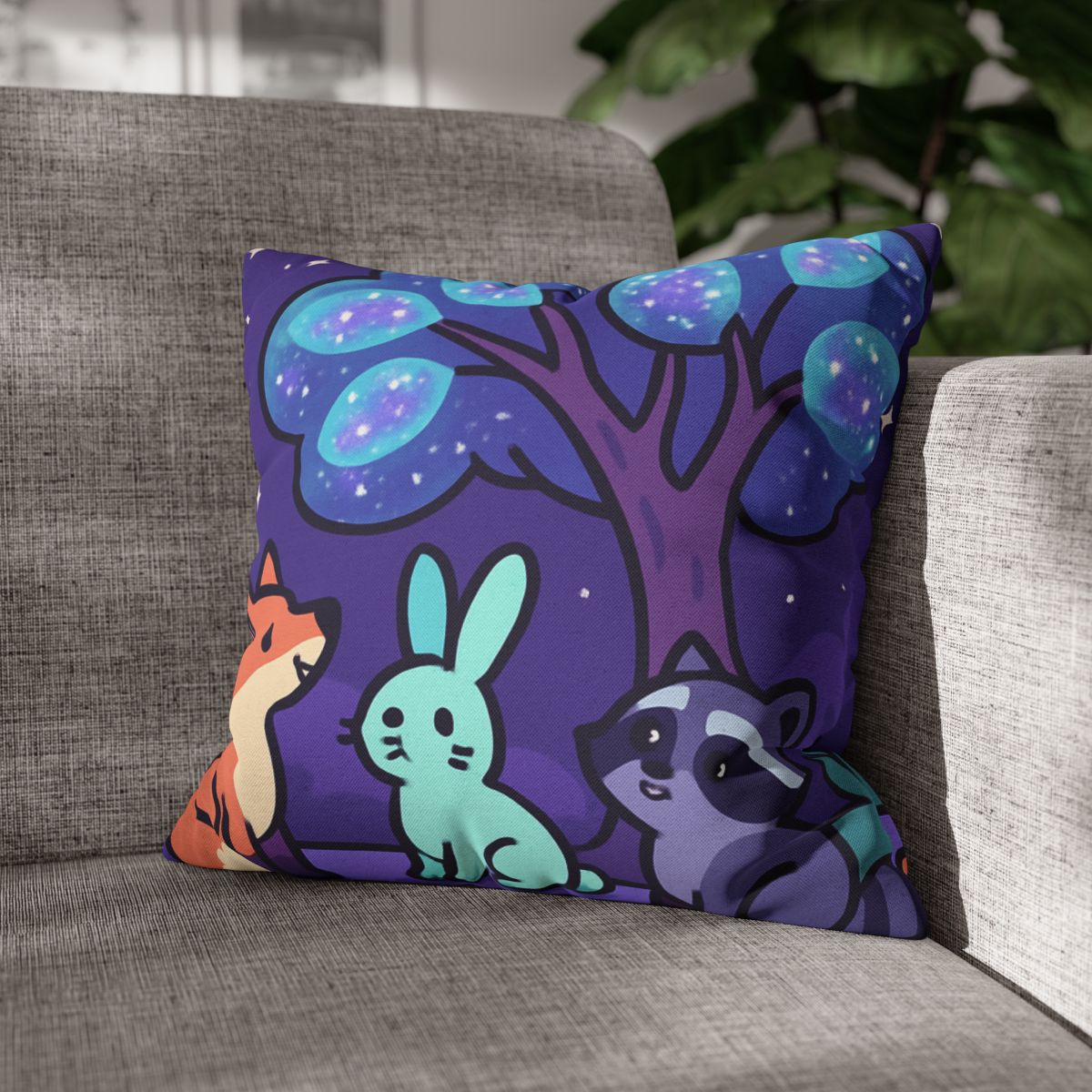 Nebula Forest Friends trendy patterned pillow cases