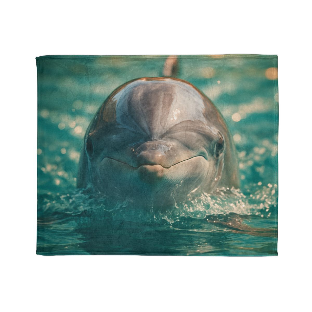 Coral Realm Dolphin trendy patterned blankets