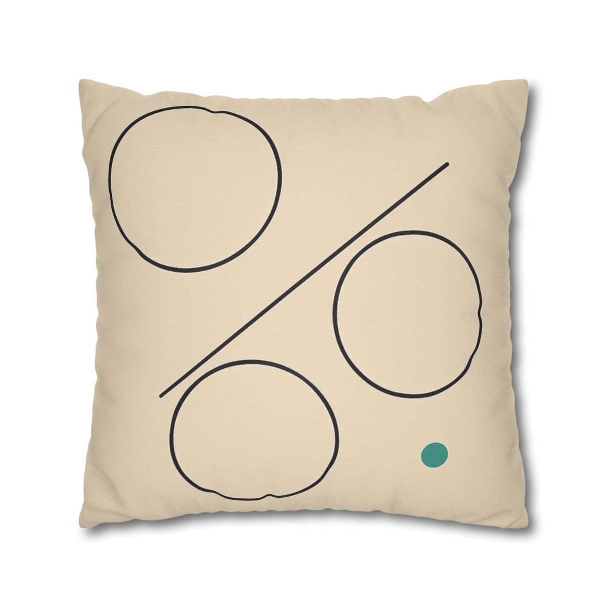 Triad Discs With Shared Tangent Line personalized pillow covers