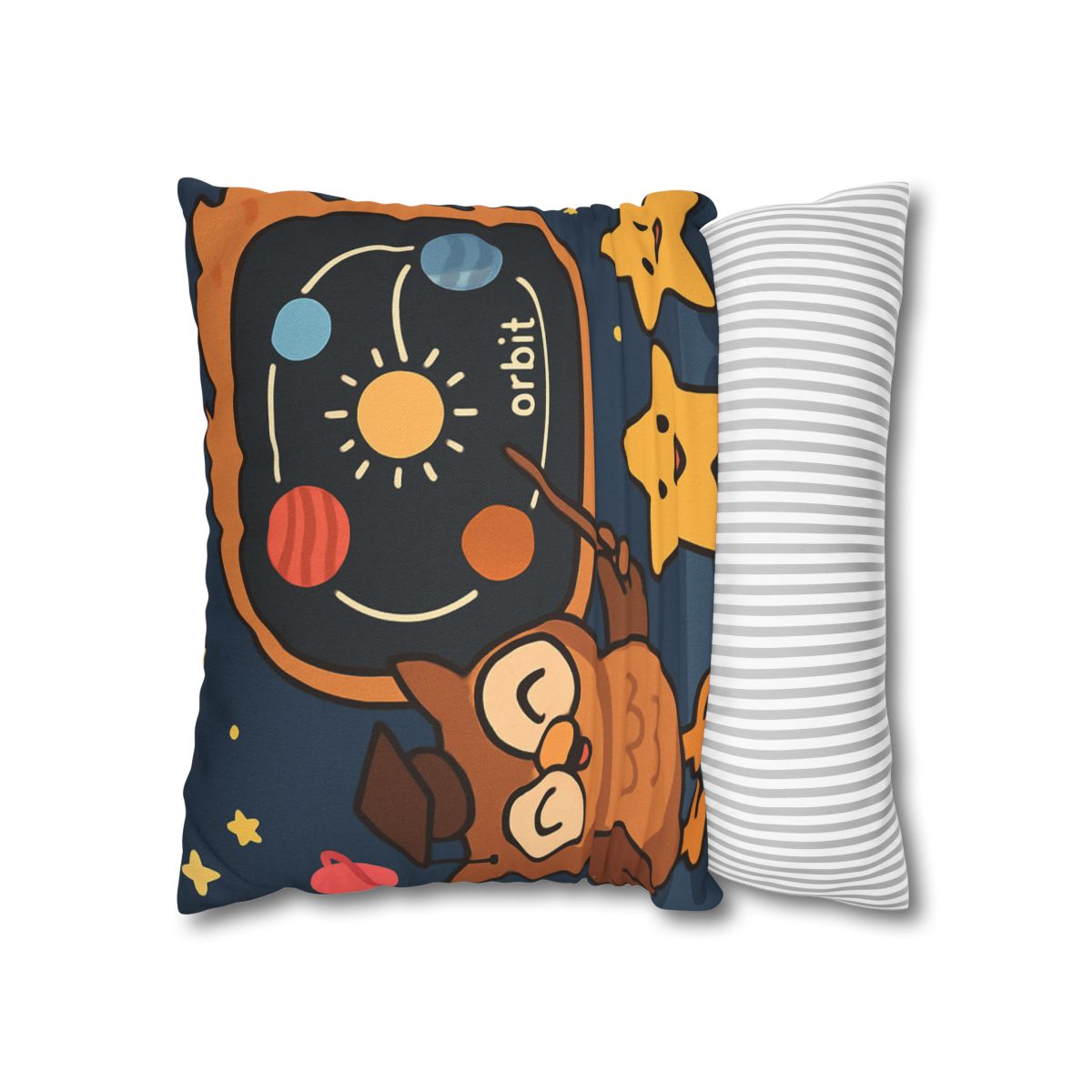 Comet Classroom Owl soft cotton pillow cases