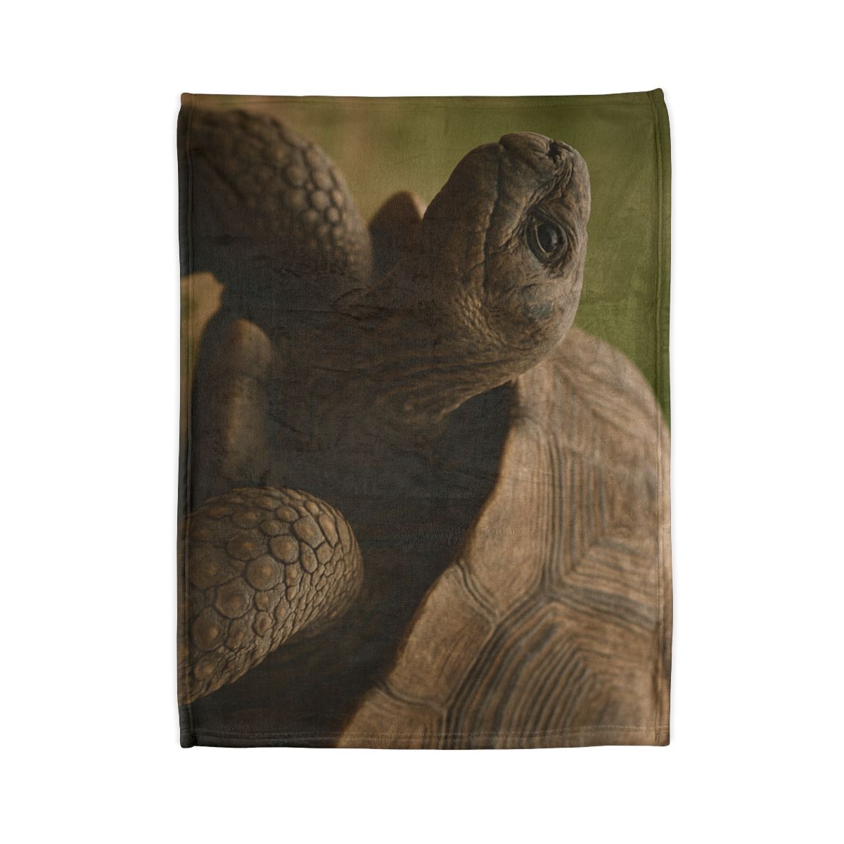 Giant Tortoise Timebound Gaze personalized cozy blankets