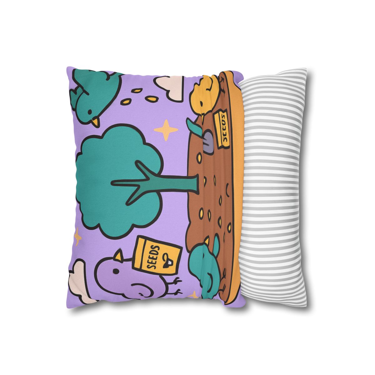 Galaxy Garden Aviary designer print pillow cases